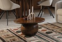 Dunkles Boho-Wohnzimmer Mit Edlen Holzoberflächen Dunkles Boho-Wohnzimmer Mit Edlen Holzoberflächen