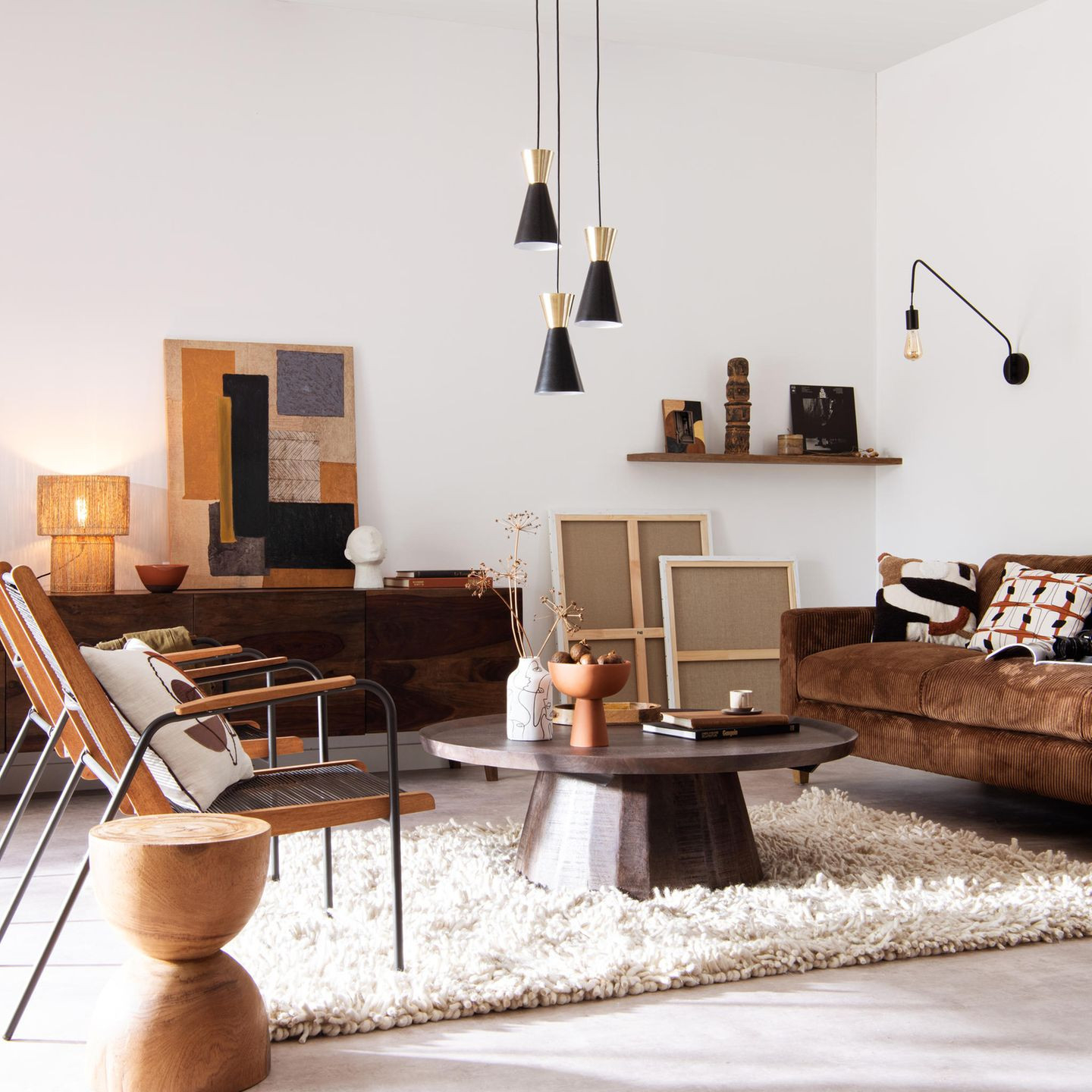 Tipps Und Ideen Für Den Umgang Mit Farben - [Schöner Wohnen] inside Dunkles Boho-Wohnzimmer Mit Dekorativen Möbeln